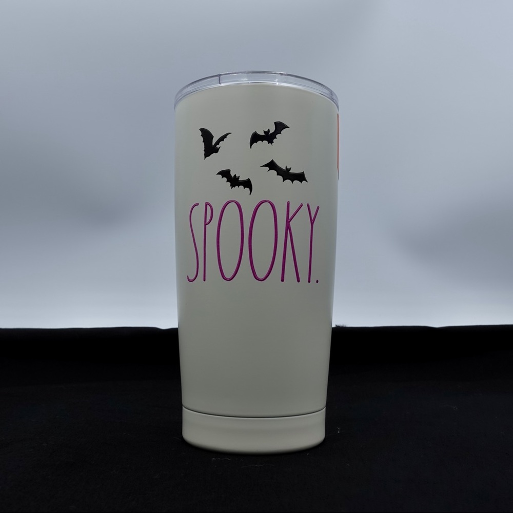 Rae Dunn SPOOKY ivory insulated Tumbler